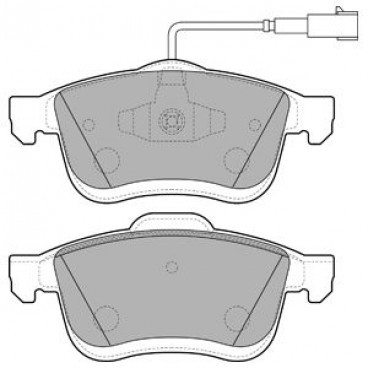 Set placute frana