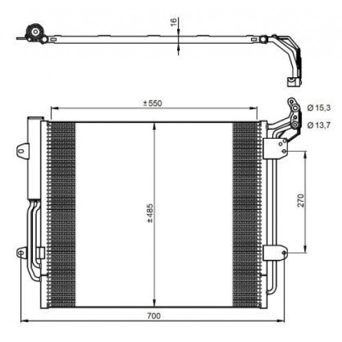 Radiator aer conditionat