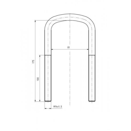 Leaf spring shackle
