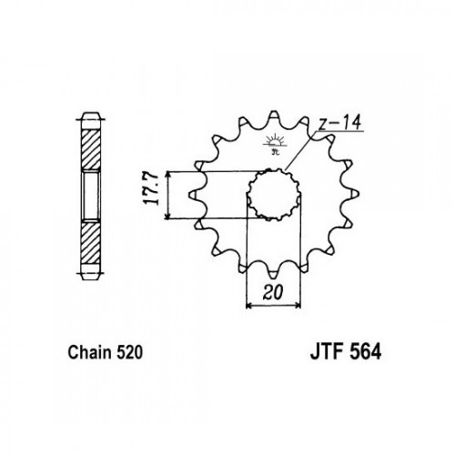 Pinion fata