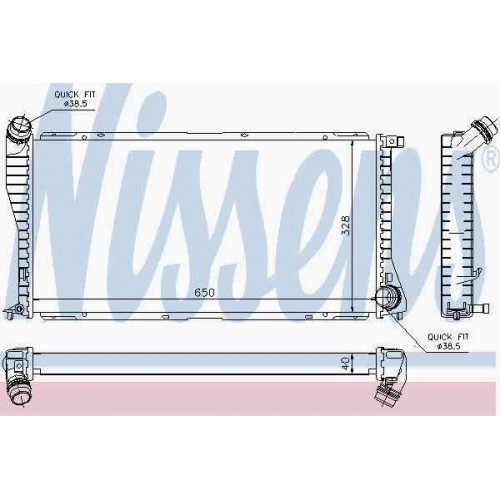 Radiator racire cu apa