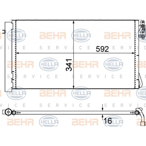 Radiator aer conditionat