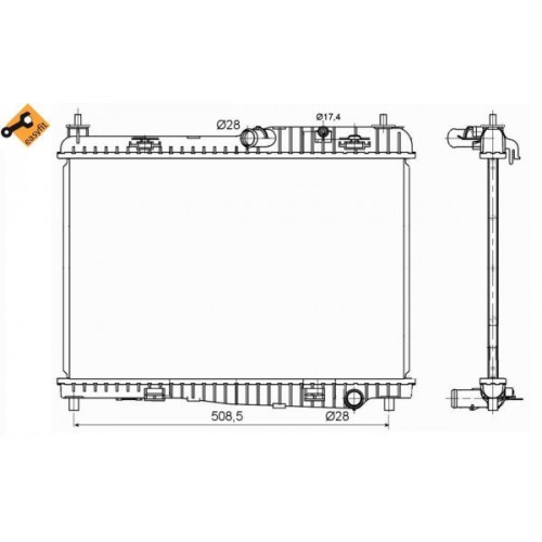 Radiator racire cu apa