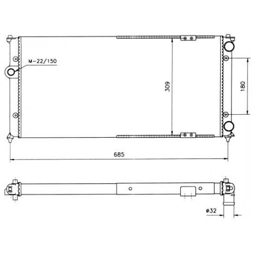 Radiator racire cu apa