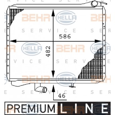 Radiator racire cu apa