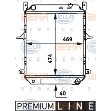 Radiator racire cu apa