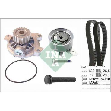 Kit distributie cu pompa de apa