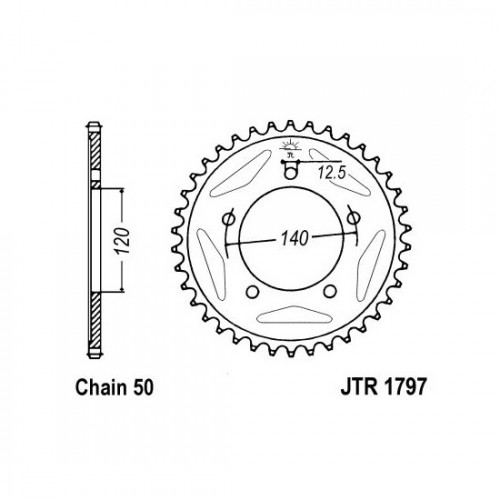 Pinion spate