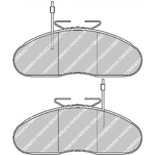 Set placute frana