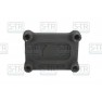 Leaf spring rubber cushion