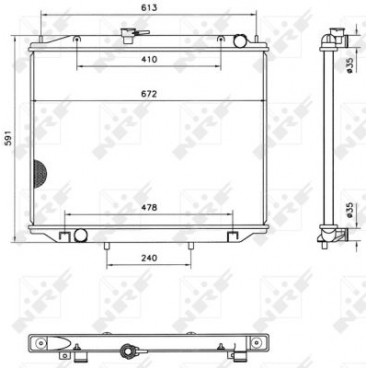Radiator racire cu apa