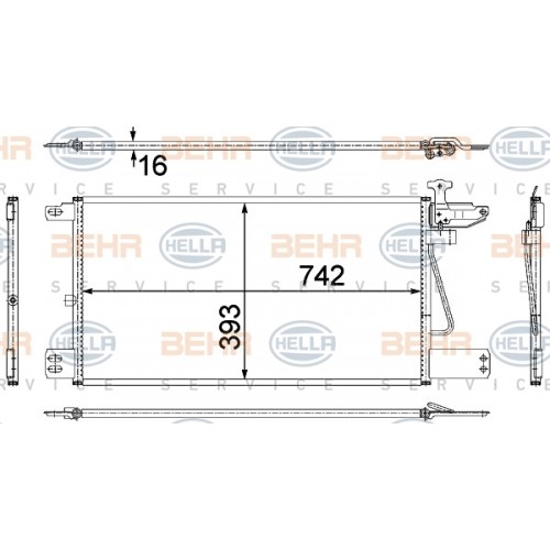 Radiator aer conditionat