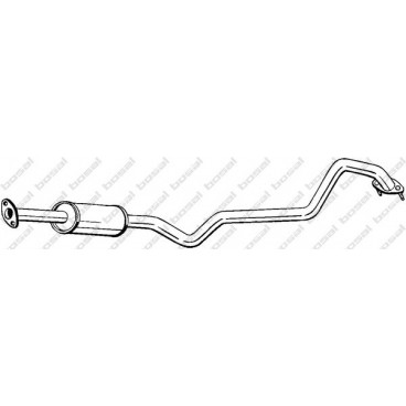 Sistem evacuare gaze/toba intermediara