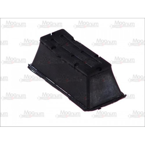 Leaf spring rubber cushion