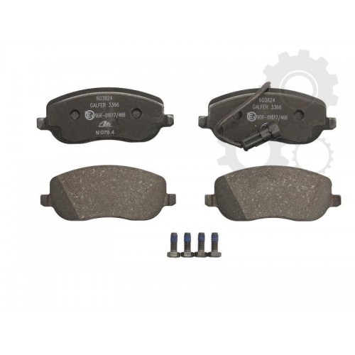 Set placute frana