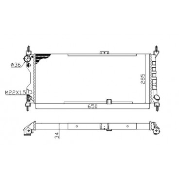Radiator racire cu apa
