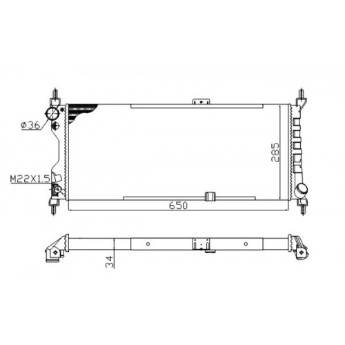 Radiator racire cu apa