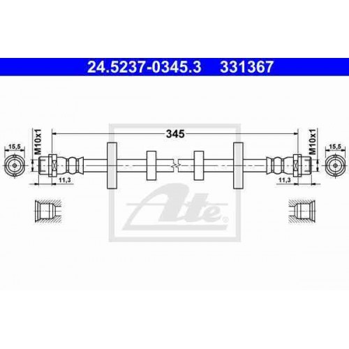 Furtun elastic frana