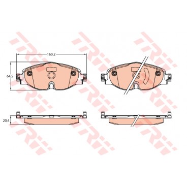 Set placute frana