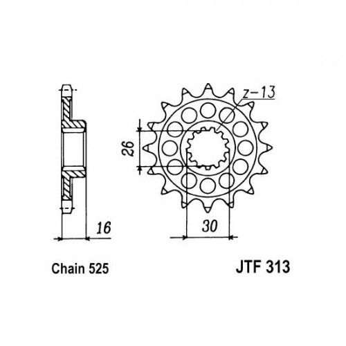 Pinion fata