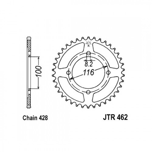 Pinion spate