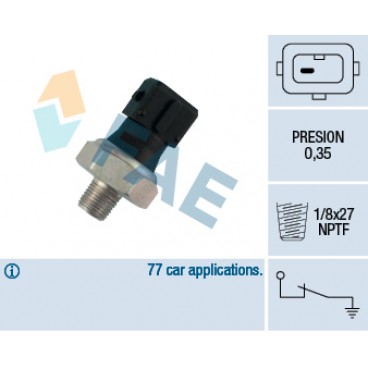 Senzor presiune ulei