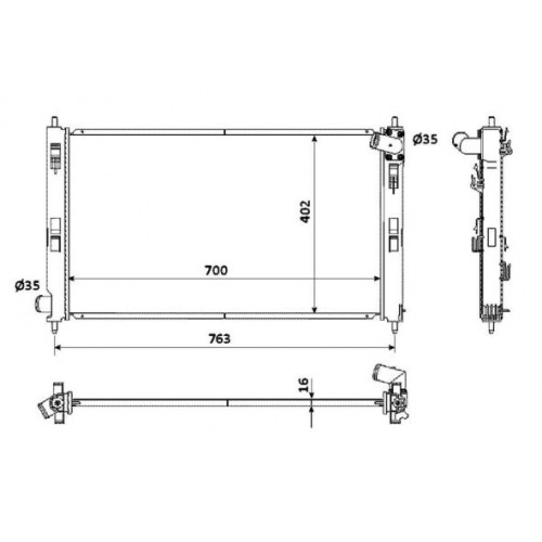 Radiator racire cu apa