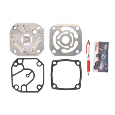 Compressor head intermediate plate