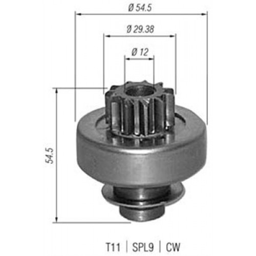 Bendix demaror