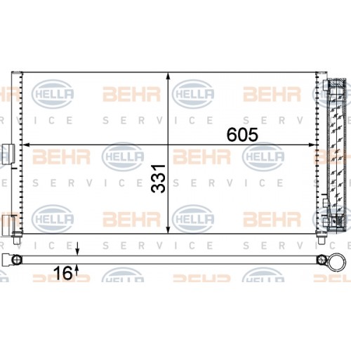 Radiator aer conditionat