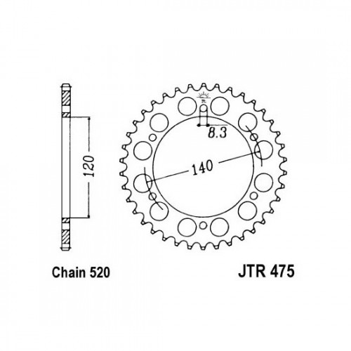 Pinion spate