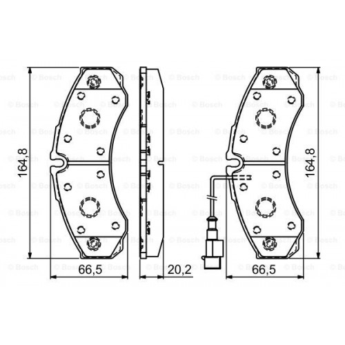 Set placute frana