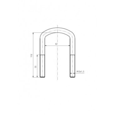 Leaf spring shackle