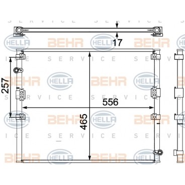 Radiator aer conditionat