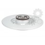 Brake disk with bearing