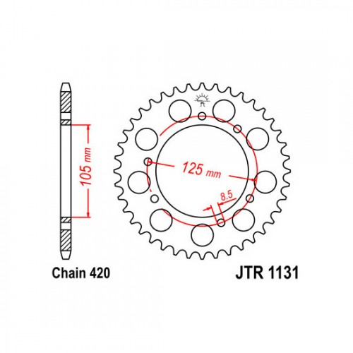 Pinion spate