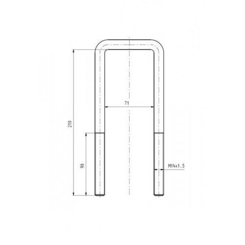 Leaf spring shackle