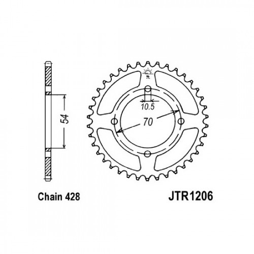 Pinion spate