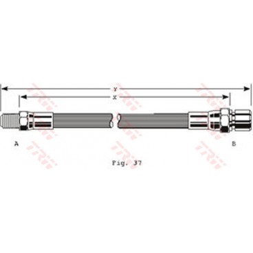 Furtun elastic frana