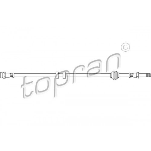 Furtun elastic frana