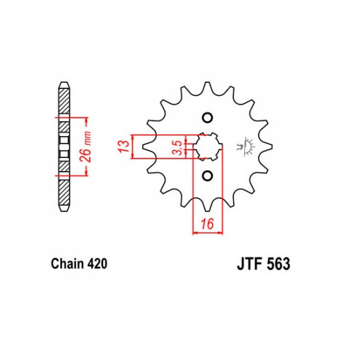 Pinion fata