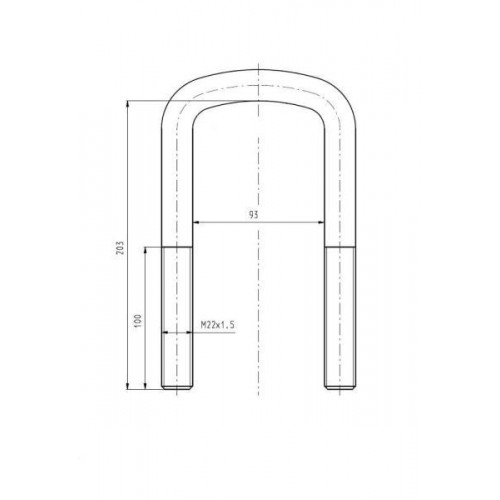 Leaf spring shackle