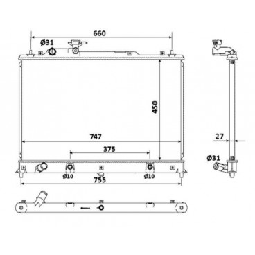 Radiator racire cu apa