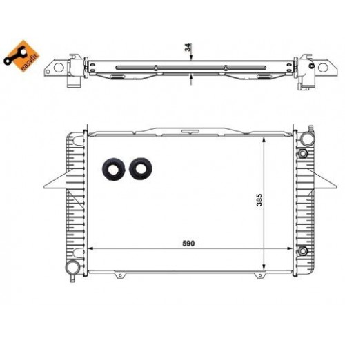 Radiator racire cu apa
