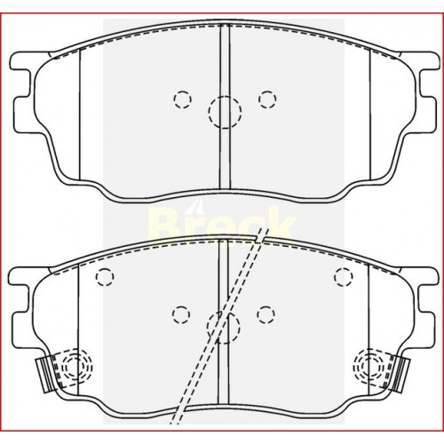 Set placute frana