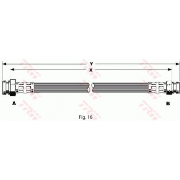 Furtun elastic frana