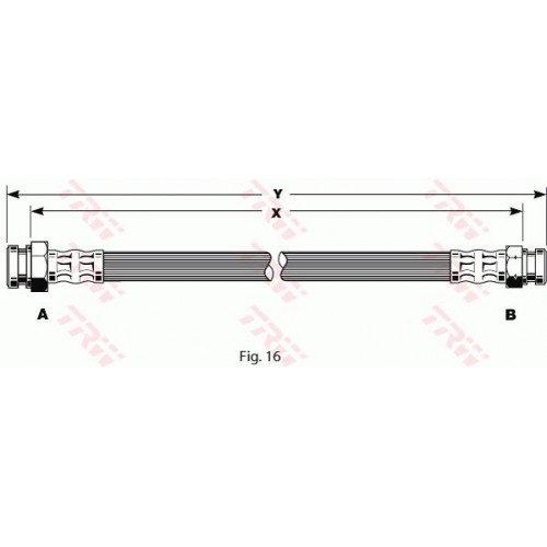 Furtun elastic frana