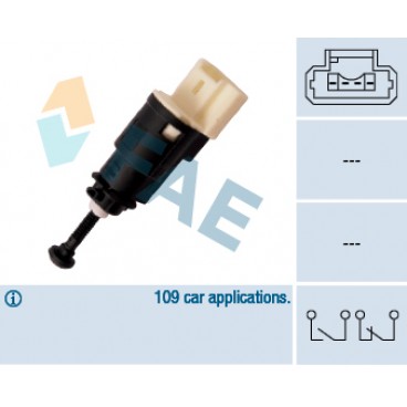 Comutator lumini frana