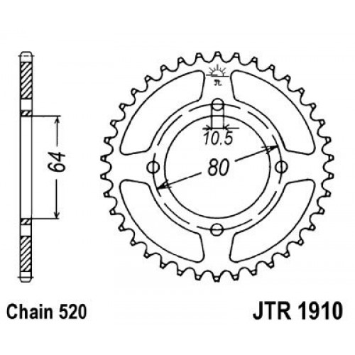 Pinion spate