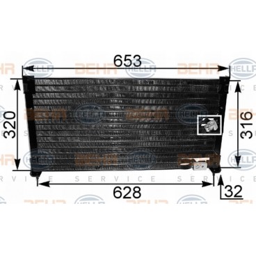 Radiator aer conditionat